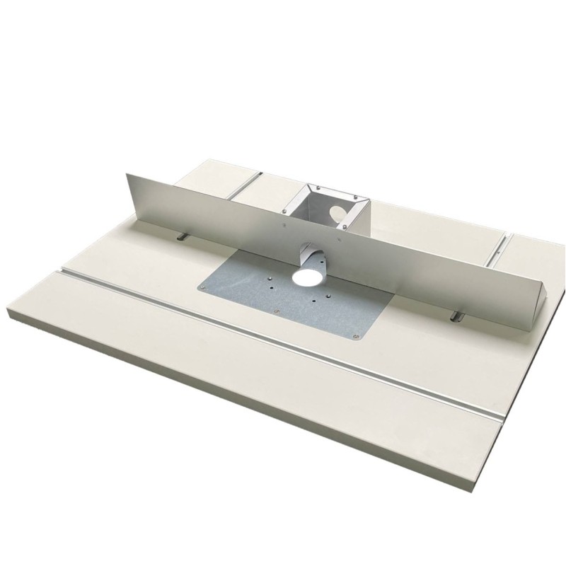 Table de fraisage avec butée et élévateur de défonceuse pour défonceuse Festool OF 1010