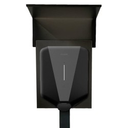 Pedestal with rain cover for car charging stations Wallbox from Easee