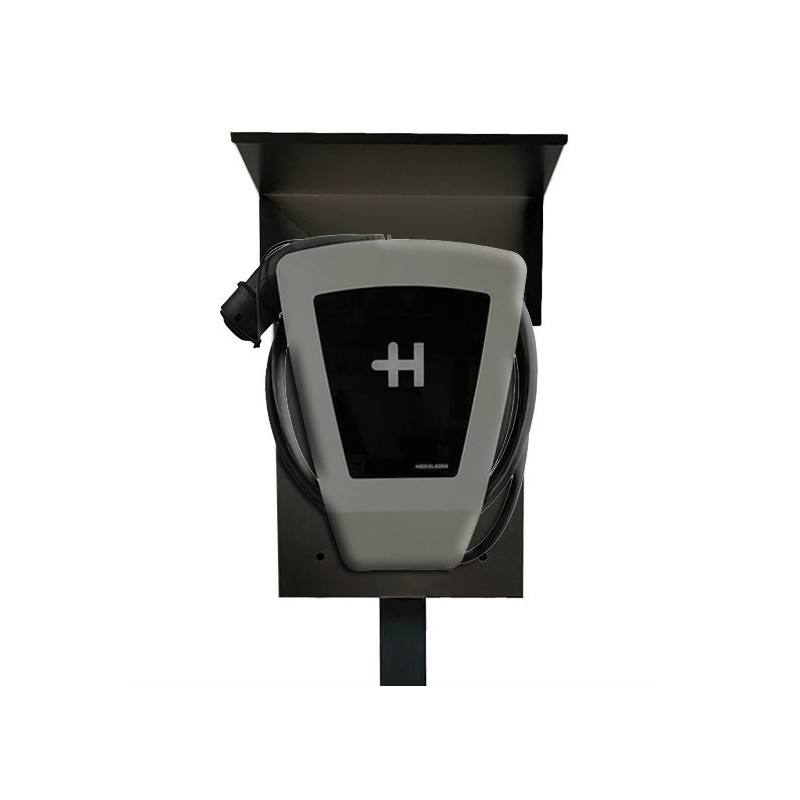 Jalusta E Auto Stele Wallbox Heidelbergin autolatausasemalle betoniin asennettavaksi jalustaksi