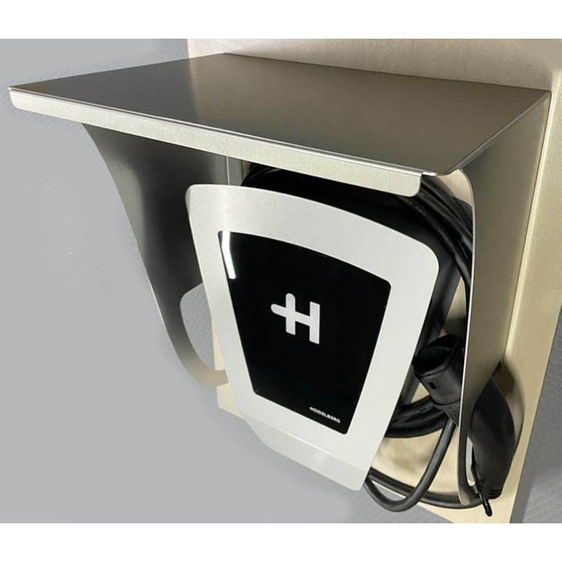 Wallbox väderskydd regnskydd takskydd av aluminium