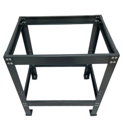 Bastidor de la base de la mesa de fresado de acero galvanizado con recubrimiento de polvo RAL 7016