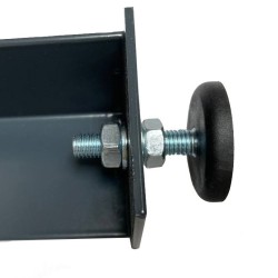 Bastidor de la base de la mesa de fresado de acero galvanizado con recubrimiento de polvo RAL 7016