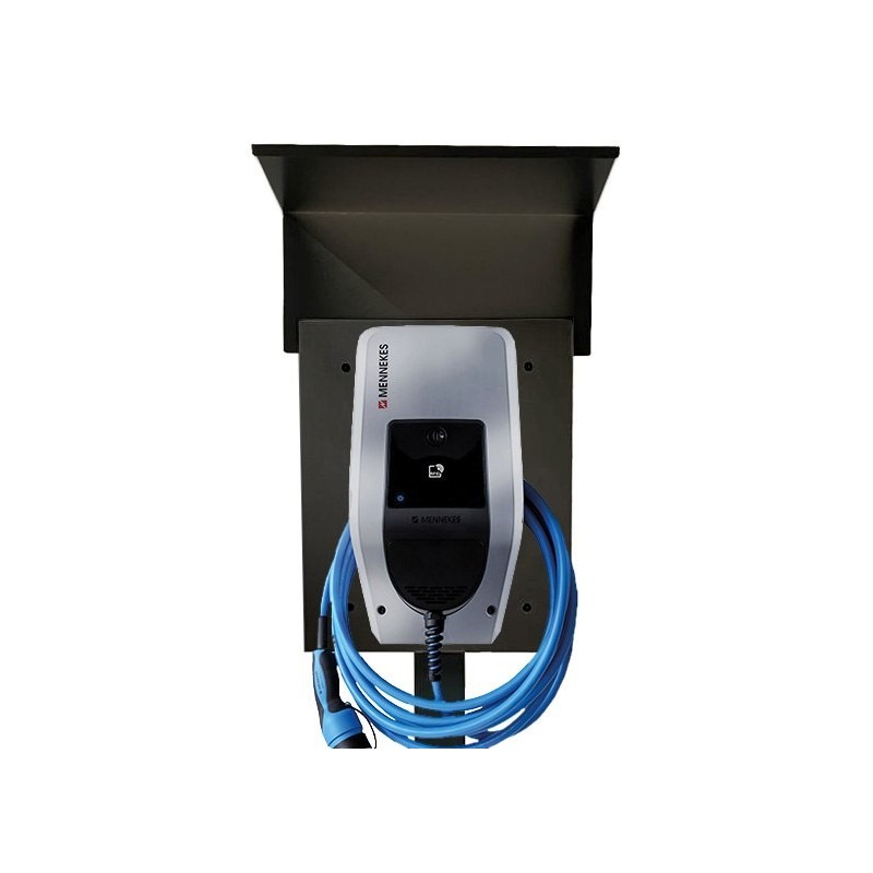 Stand E Car Stele Wallbox για σταθμό φόρτισης αυτοκινήτων Mennekes