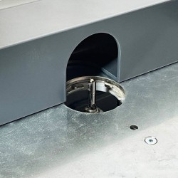 Ghidaj de frezare cu conexiune de aspirație pentru Bosch GTS10XC Placă de inserție Bosch POF 1400 ACE 1200 AE