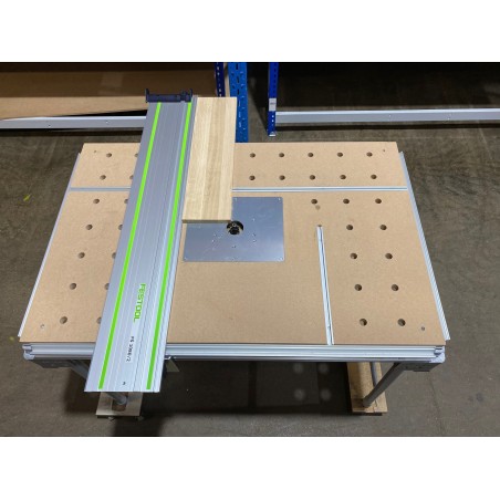 Útvágóasztal-lemez MFT/3 multifunkciós asztalhoz Festool OF 1010 útvágógép útvágó emelővel