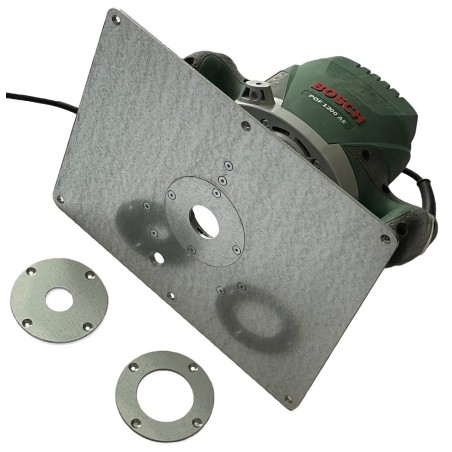 Монтажная пластина со вставными кольцами для Bosch POF 1400 ACE 1200