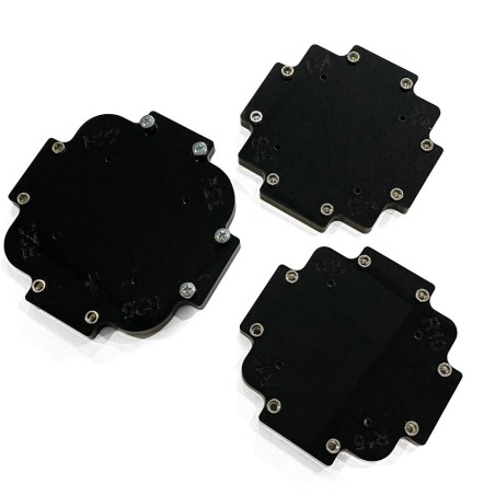 Set di sagome di fresatura a raggio esterno con bussole filettate router