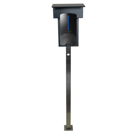 Stand E Auto Stele Wallbox Duo para 2 estações de carregamento automóvel Webasto Pure e Next em aço inoxidável