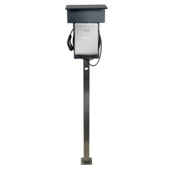 Pedestal E Car Stele Wallbox Duo 2 Senec Car Charging Station rozsdamentes acélhoz