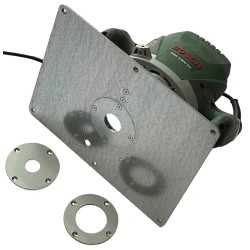 Masă de frezat Bosch GTS10 XC Bosch POF 1400 POF 1200 cu inele de inserție router
