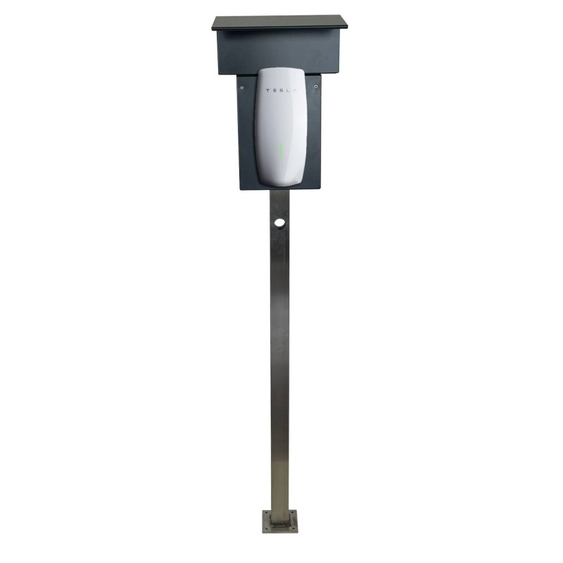 Nerezová ocel E Car Stojan pro Tesla Gen 3 Wallbox Stand