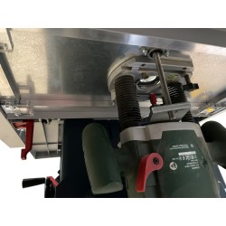 Piano fresa Bosch GTS 254 Bosch POF 1400 POF 1200 con anelli per inserti router