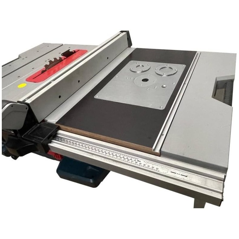 Masă de frezat Bosch GTS 635 Placă de inserție Bosch GOF 130 router
