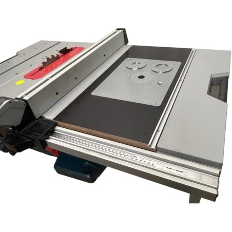 Tampo da mesa de fresagem Bosch GTS 635 Placa de inserção Tupia Bosch GOF 130