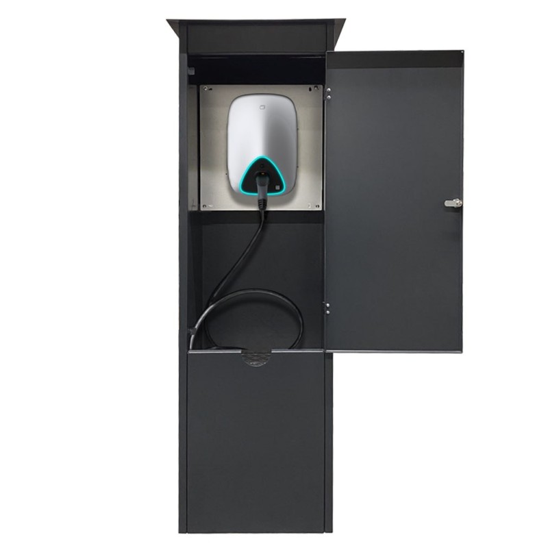 Wallbox-Schrank Stele für Aurora Autoladestation Abschließbar