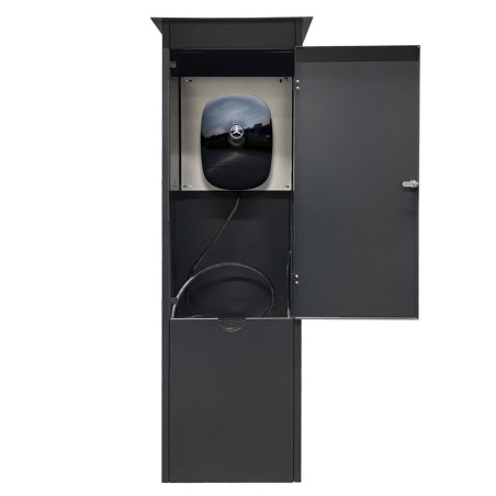 Wallbox-Schrank Stele für Mercedes-Benz Autoladestation Abschließbar