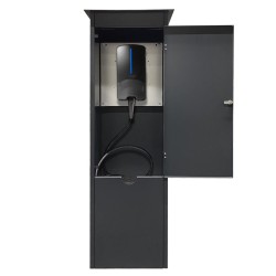 Wandbox kastonderbouw voor Webasto Pure en Next auto laadstation Afsluitbaar