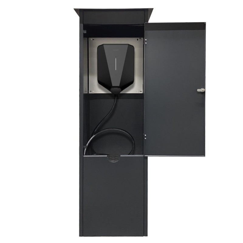Wallbox-skåp Stele för Easee laddstation för bilar Låsbar