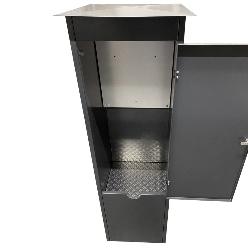 Wallbox-skåp Laddstolpe för laddstation för bil Låsbar Universal