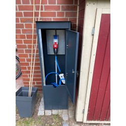 Wallbox-skåp Laddstolpe för laddstation för bil Låsbar Universal