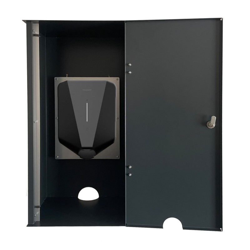 Wallbox väggskåp för Easee laddstation för bilar Låsbar