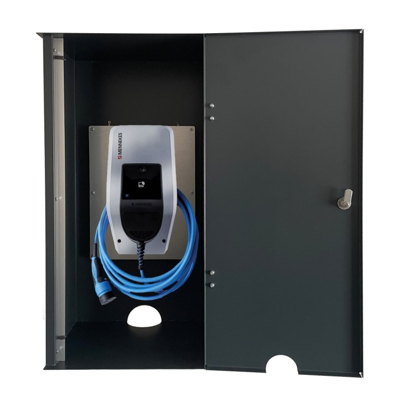Armário de parede Wallbox para estação de carregamento de automóveis Mennekes Com fechadura