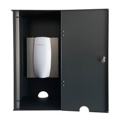 Lukittava wallbox-seinäkaappi Tesla-auton latausasemalle
