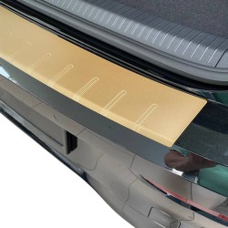 Pour BMW X1 E84 2012-2015 Protection du seuil de chargement en aluminium peint par poudrage Blackened Gold