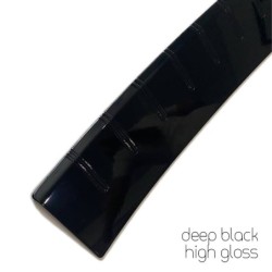 Til VW T-ROC kofangerbeskyttelse i aluminium pulverlakeret Deep Black High Gloss